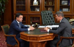 Губернатор провел встречу с главой Красногорска